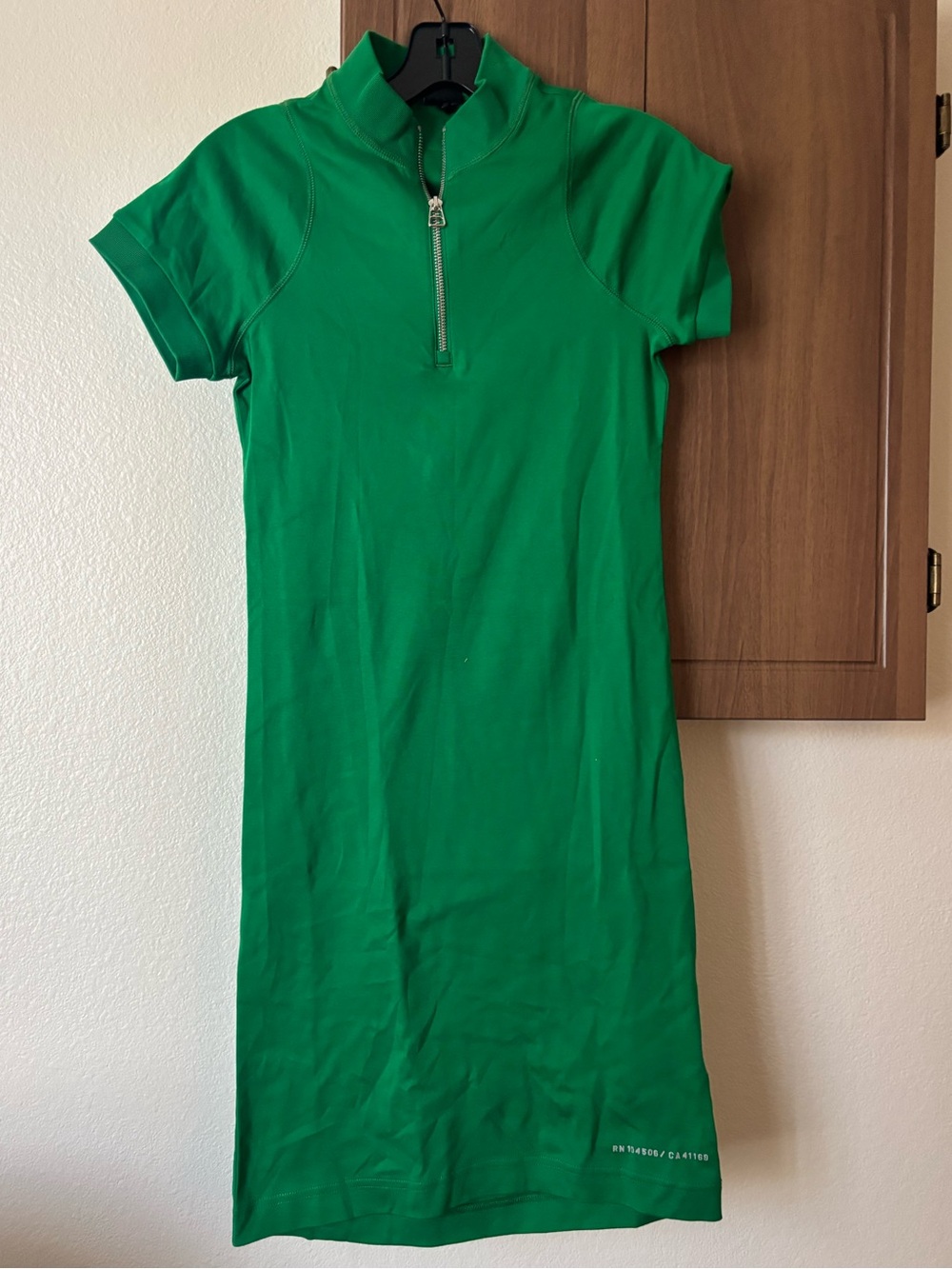 G-Star Jolly Green Short-Sleeve Zip-Neck Top